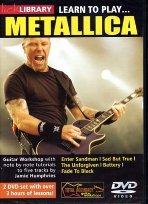 Dvd Lick Library Learn To Play Metallica