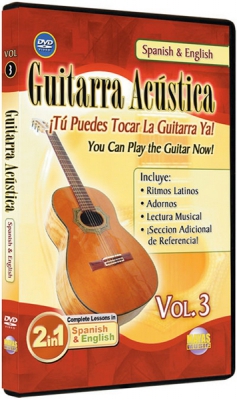 Guitarra Acustica Vol.3, Dvd Spanish And English