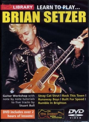 Dvd Lick Library Learn To Play Brian Setzer