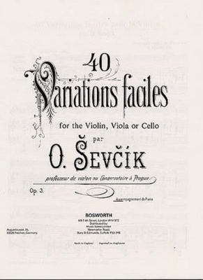 Sevcik 40 Variations Faciles Violin Viola Cello Accp/Po