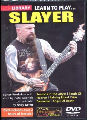 Dvd Lick Library Learn To Play Slayer