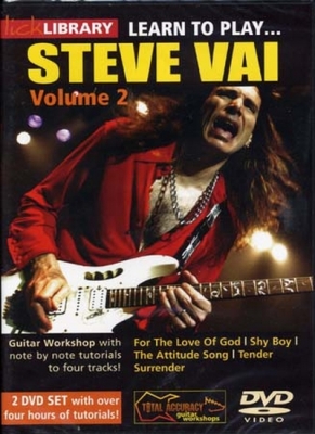 Dvd Lick Library Learn To Play Steve Vai Vol.2 (2 Dvds)