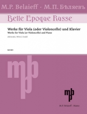 Works For Viola (Or Violoncello) And Piano