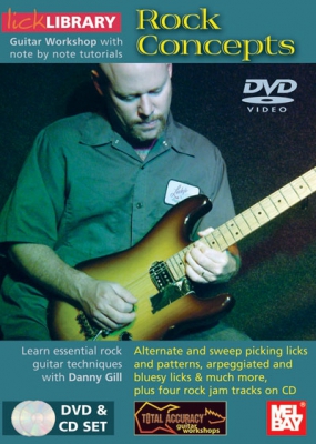 Dvd Lick Library Rock Concepts Guitar