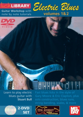 Dvd Lick Library Electric Blues Vol.1 And 2 Stuart Bull