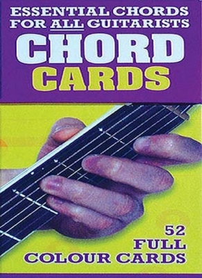 Chord Cards 52 Essential Guitar Chords Guitar Flashcards