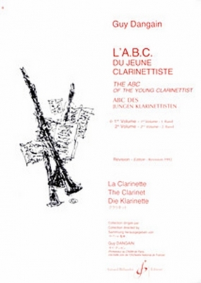L'Abc Du Jeune Clarinettiste Vol.1 - Trilingue - Revise 1992