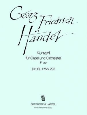 Orgelkonz. F-Dur (Nr.13) Hwv295