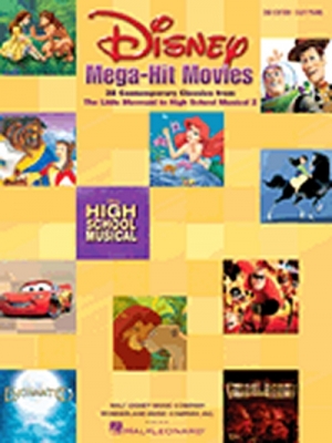 Disney Mega-Hits Movies Easy Piano