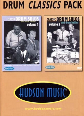 Dvd Drum Classic Pack Classic Drum Solos Vol.1 And 2