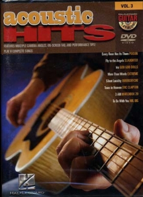 Dvd Guitar Play Along Vol.3 Acoustic Hits