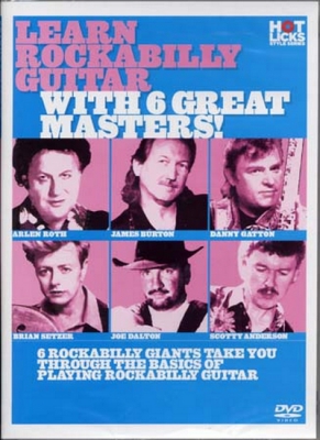 Dvd Learn Rockabilly Guitar W/ 6 Great Masters (Francais)