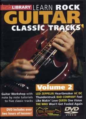 Dvd Lick Library Learn Rock Guitar Classic Tracks Vol.2