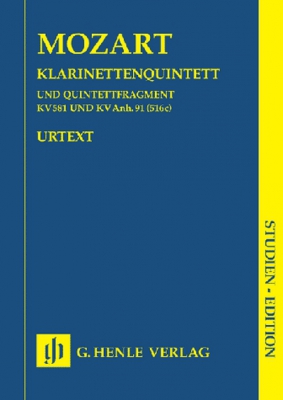 Clarinet Quintet In A Major K. 581 And Fragment K. Anh. 91 (516C)