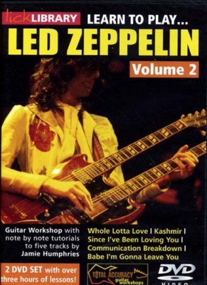 Dvd Lick Library Learn To Play Led Zeppelin Vol.2