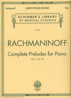 Rachmaninoff Complete Preludes For Piano