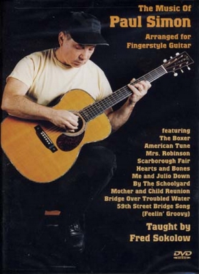 Dvd Sokolow Music Of Paul Simon For Fingerstyle Guitar