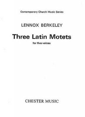 3 Latin Motets Berkeley 5 Voices