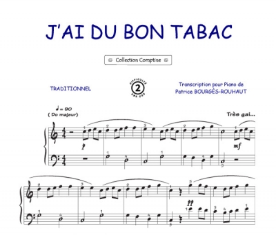 J'Ai Du Bon Tabac Comptine