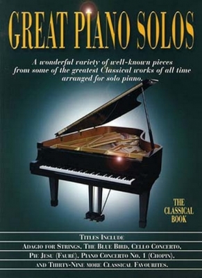 Great Piano Solos Classical Book