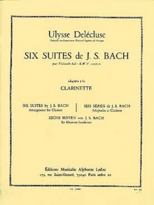 6 Suites (Pour Violoncelle) Bwv 1007/12 Clarinette Sib