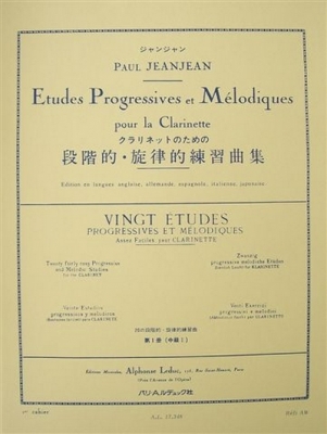 20 Etudes Progressives Et Melodiques Vol.1