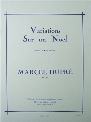 Variations Sur Un Noel Op. 20