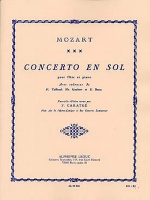 Concerto En Sol Cadences Taffanel/Gaubert/Bozza