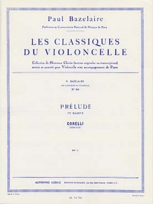 Classique Violoncelle N029 Prelude En Ut Majeur