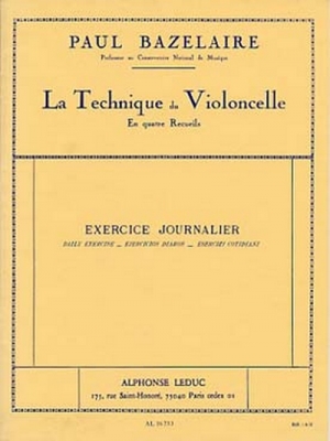 Technique Du Violoncelle Vol.2 : Exercices Journaliers