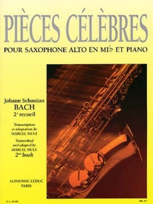 Pieces Celebres Vol.2/Saxophone Alto En Mib Et Piano