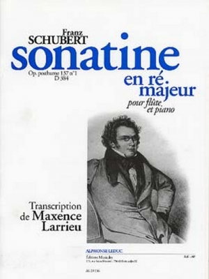 Sonatine En Re Majeur Op. Posthume 137 N01 D384/Flûte Et Piano