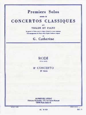 Premiers Solos Concertos Classiques:N08 Violon Et Piano