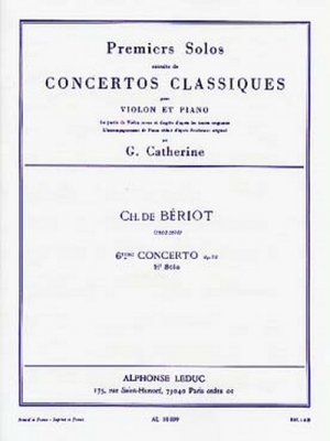 Premier Solo Extrait Concerto N06 Op. 70 Violon Et Piano