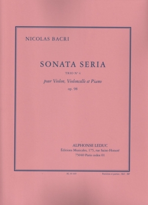 Sonata Seria Trio N04 Op. 98