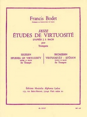 16 Etudes De Virtuosite D'Apres J.S.Bach