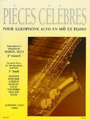 Pieces Celebres Vol.1 Saxophone Mib Et Piano