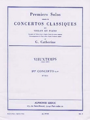 Premier Solo Extrait Concerto N05 Op. 37 Violon Et Piano