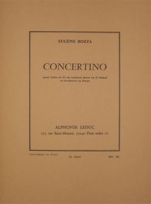 Concertino (Tuba Et Orch)