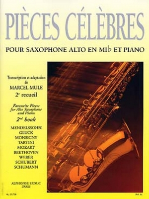 Pieces Celebres Vol.2 Saxophone Mib Et Piano