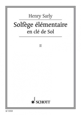 Solfège Elémentaire Vol.2 - En Clé De Sol