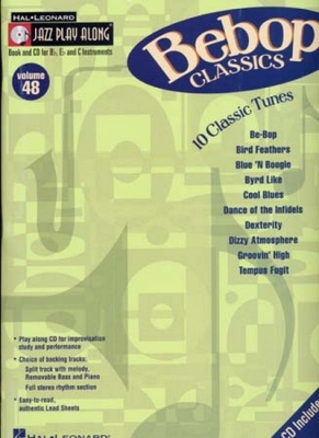 Jazz Play Along Vol.48 Bebop Classics Bb Eb C Inst.