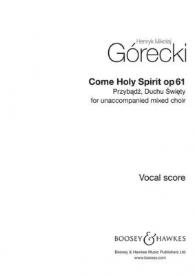 Come Holy Spirit Op. 61
