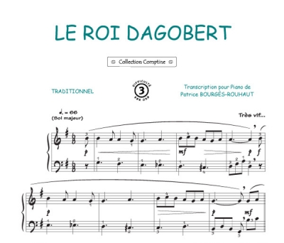 Le Roi Dagobert Comptine