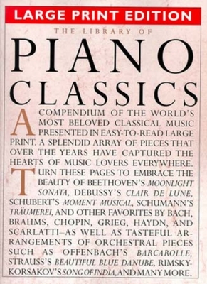 Library Of Piano Classics Large Print Edition Pf