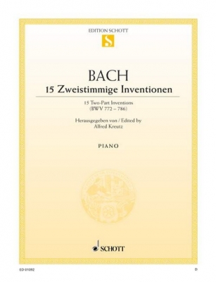 15 Two-Part Inventions Bwv 772-786