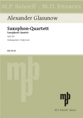 Saxophone Quartet Bb Major Op. 109
