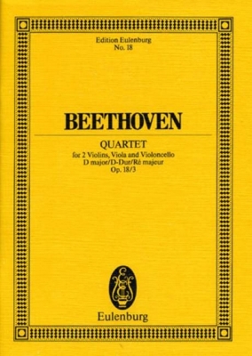 String Quartet D Major Op. 18/3