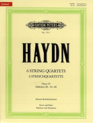 The 6 String Quartets Op. 64 (Full Score And Parts)