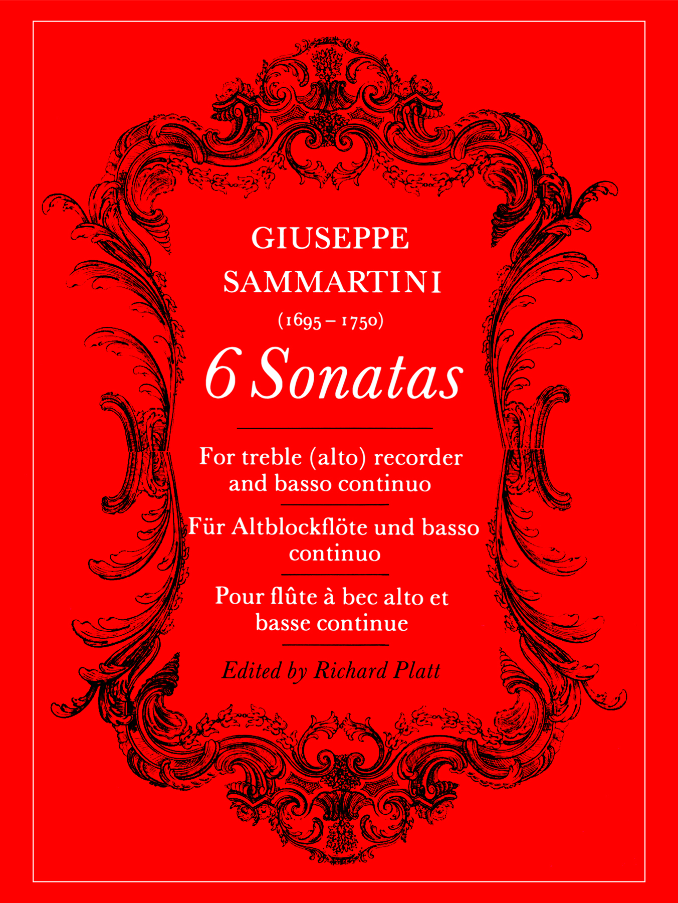 Six Sonatas (MARTIN SAM / SAMMARTINI GIUSEPPE)